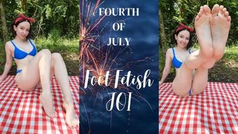 Foot Fetish Fourth of July JOI - July 04, 2022