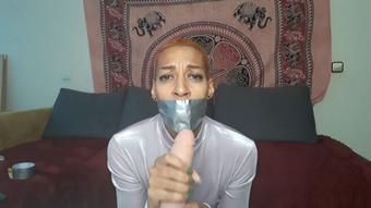 Taped mouth Handjob - March 04, 2022