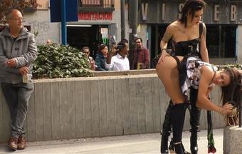 Satrina, Gala Brown (Beautiful Spanish Slut Completely Humiliated on Stage at Live Concert / 29.05.2015)