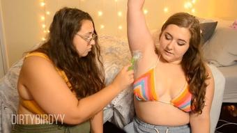 Dirtybirdyy Gg Lesbian Armpit Shaving And Worship