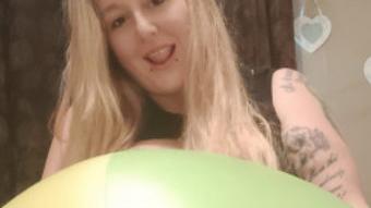 BBW inflatable beach ball fun - November 19, 2023
