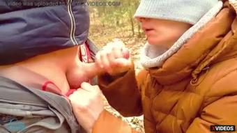 61546023_Done!!! Risky Outdoor Blowjob For A Stranger Cum  In My Panties