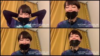Mushroomgirl Messing Around With My Pump Gag Drool Manyvids
