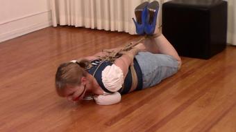 Lorelei Dominated By Darla Crane 2 - Ballgagged Hogtie - Plus Bts