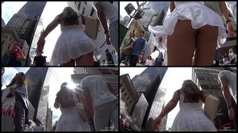 Up Sexy Chick White Dress