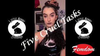 Five Cruel Tasks Custom - Dec 4, 2021