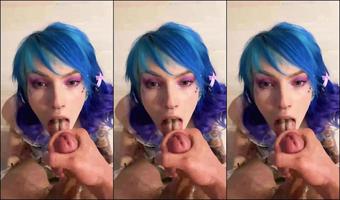 POV blowjob deepthoat cute housemaid fetish