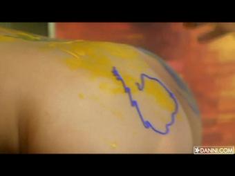 Danni.Com - Shay Laren Jamie Lynn Body Paint
