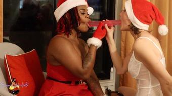 Mrs. Clause Fucks her helper