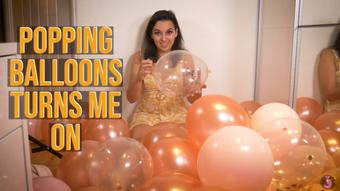 Popping Balloons Turns Me On