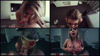 014 Busty Babe Nina Milano Mega Pack 4 Scenes Luke Riggs 720P