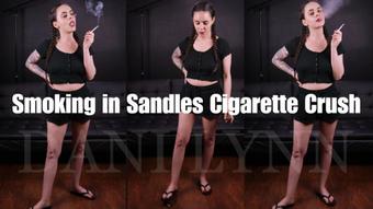 Smoking in Sandals Cigarette Crush