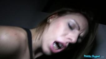 Hot Brunette Sucks Dick For Cash