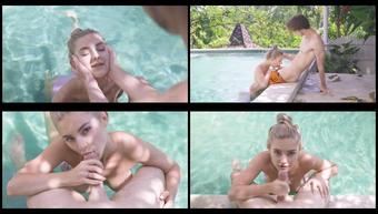 Eva Elfie Poolside Fun
