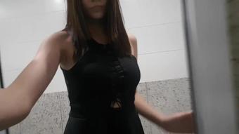 Cum in the garage