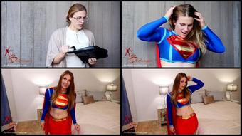 Frumpy Neighbor Transforms Into Supergirl
