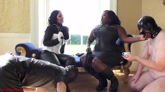 Ezada Sinn - Surrounded By Servants At The Femdom