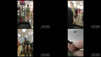 Vieramayxxx   Butt Plug In Public   Dressing Room Fun   Manyvids