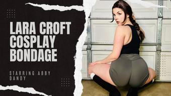 Lara Croft Cosplay Bondage Treasure Hunt