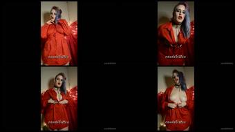 Candikitten 16 12 2021 2300971404 One Last Bit Of Fun With My Button Down From Fully Buttoned To Fully Naked
