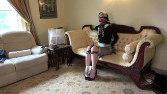 Ariel Anderssen Scarf Saleswoman Hogtied Gagged