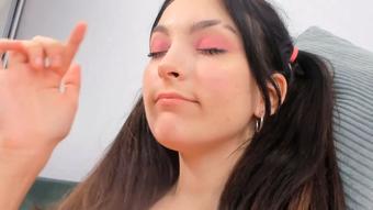 teen plays with nose and sneeze - Jan 23, 2023