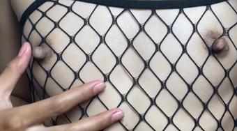 061 Close-Up Nipple Fishnet