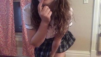 School Girl's Secret Crush