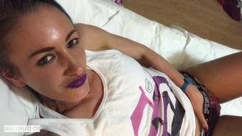 wank ended in a very sloppy blow job