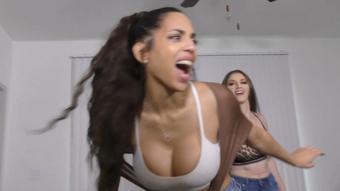 Terra humiliates Eden Wedgies