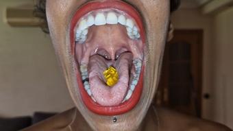 Gummy vore with red lips - August 02, 2022