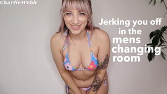 Jerking you off in the mens change room