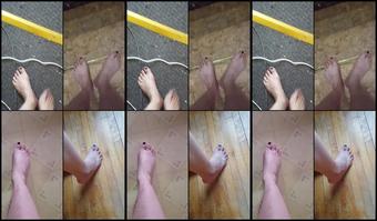 Missmarianne Floor Creaks Under Bare Feet Walking