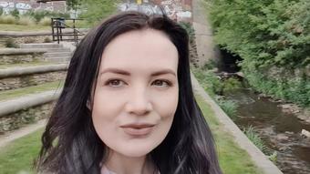 Pink panty peeing in the park - June 30, 2020