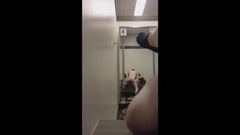 Nerdy Girl with Glasses Sucks and Fucks for First Time in Public Store