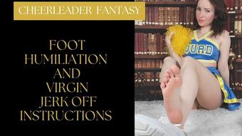 Cheerleader- Foot Humiliation and JOI - May 29, 2022