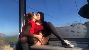 With Talia Mint in Barcelona part 2