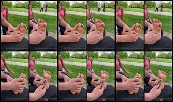 Froggeefeetvip 08 05 2021 2104050334 Tickling In Park People Was Watching Us So So Fun