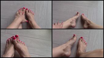 Cayenne Pink Toes Feet Tease