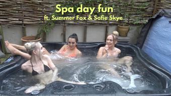 Spa day fun with Summer Fox & Sofie Skye - November 15, 2021