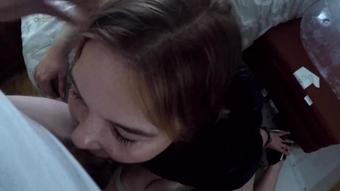 Messy Sticky Blowjob and Facial POV