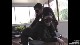 Masks Part One The Seduction Her Bath And Catsuit Spanking