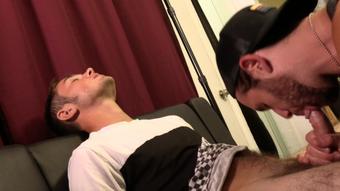 Landon Gives Anderson Gay BJ & RimJob