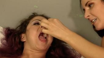 Giantess Gia & Helena Eat Ant People