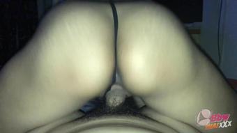 Asian girl in sexy panties gets fucked cum inside