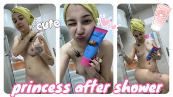 PRINCESS AFTER SHOWER