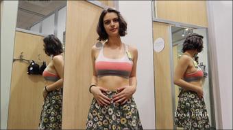 Freya Fields Testing Out Sports Bras