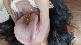 open mouth gummy bear swallow - September 22, 2020