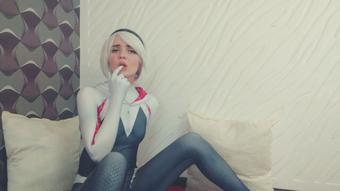 Gwen Stacy - Ahegao and Fingering - Sep 28, 2020