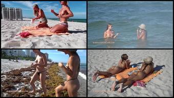 Paige Me And Paige Topless On The Beach